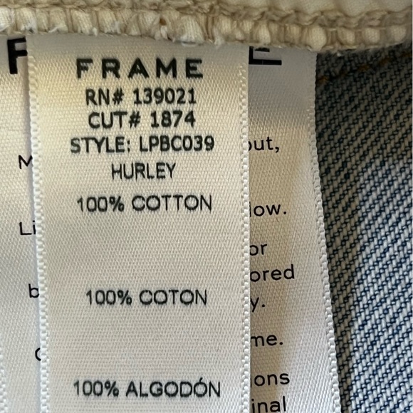 FRAME Denim “Hurley” High-Rise Bell-Bottoms Boho Hippie Flare Leg Jeans 27 EUC - Picture 14 of 16